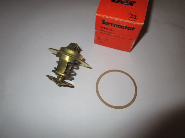 Termostat + packning Opel Rekord Diesel 1972->75