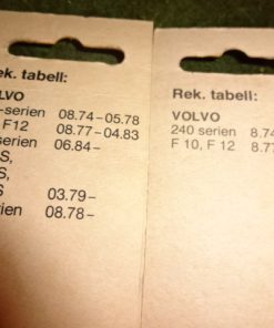 2 st. Bosch Torkarblad Strålkastare, Volvo 240-serien, 08.74-05.78 Även F10, F12, 08.77- 04.83 CH-serien 06.84-> F615S, F616S, F617S, 03.79-> F7-serien, 08.78-> Art.nr. Bosch 3398110189