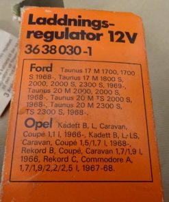 Laddningsrelä Opel, Ford, 12 V