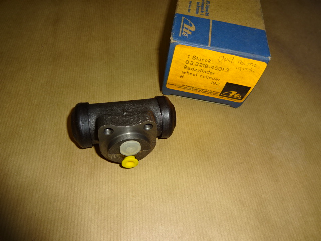 ATE Hjulcylinder Bak Opel Ascona B 1200, 1976- 81 Opel Kadett B 1.1, 1.2 ( med servo ) från ch.nr. 2624371-> upp. 1972- 73 Opel Kadett C, Kadett City, 1973- 79 Ø 19.05 ATE 3.3219-4501.3 / ATE 03.3219-4501.3