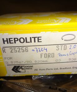 Kolvringar Ford Eng. Cortina 2000 GT, 1970- 73 Pinto 2000, 1970-> Escort RS 2000, OHC-motor, 1975 Ford Tyskland: Consul, alla modeller, 2.0 lit. 1971- 75 Ford Granada 2.0 lit. Taunus 2.0 lit. alla modeller, 1974- 85 Ford Capri II, 2.0 lit. 1976- 82 Ford Sierra 2000, alla modeller, OHC-motor, 1984-85 mått ; 2.00 / 2.5 / 4.00 Ø 90.80 STD art.nr. RA 25256 / 7204