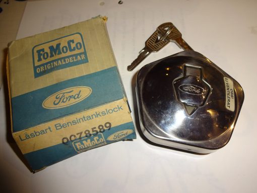 Låsbart Tanklock med 2 nycklar Original, Ford Taunus 12 M, från 1963-> upp. Ford Taunus 12 M kombi, från 1967-> upp. Ford Taunus 15 M, 1967- 70